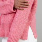 maglia oversize in alpaca e lana