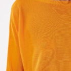 boat neck sweater, 100% sweater, 7/8 lenght sleeves