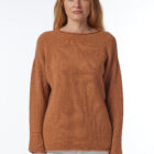 crew neck sweater in a blend of cashmere and superfine kid mohair