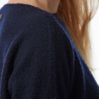 boat neck sweater in extrafine merino with casentino treatment