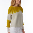 boat neck sweater in extrafine merino, G-Dye treatment