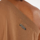 Asymmetrical one-shoulder sweater in stretch viscose