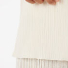 Pleated viscose and polyester tank top